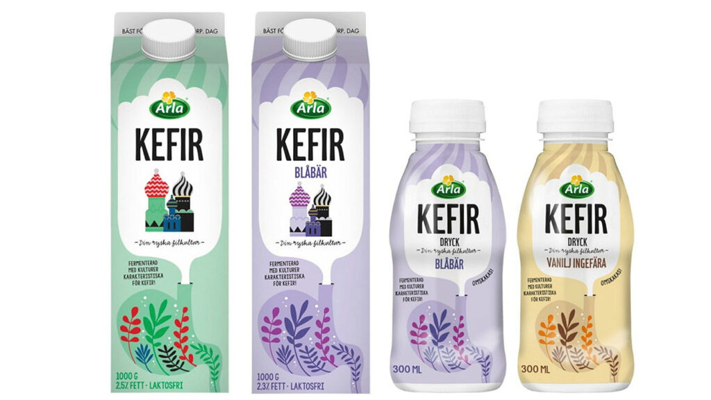 Arla slutar sälja “rysk” kefir