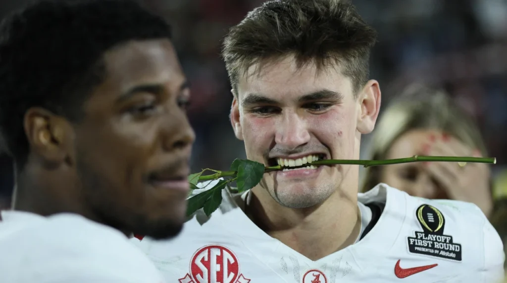 The Indiana Hoosiers will face the Alabama Crimson Tide in the Rose Bowl quarterfinals on January 1st. The Indiana Hoosiers will face the Alabama Crimson Tide in the Rose Bowl quarterfinals on January 1st.